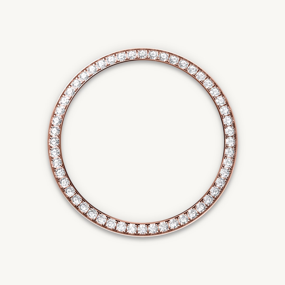 Montre Rolex Datejust 36 en Rolesor Everose – combinaison d’acier Oystersteel et d’or Everose détail 2 - arije Paris