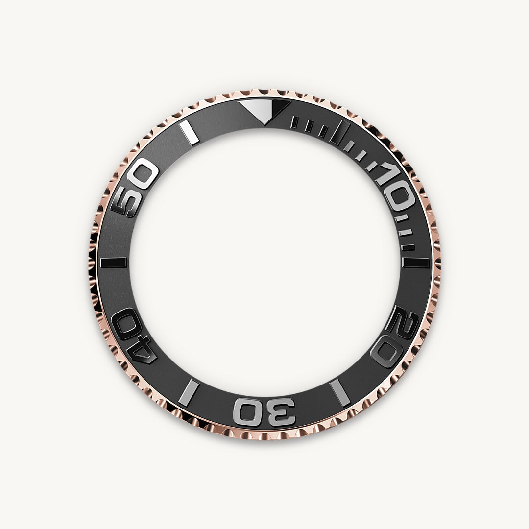 Montre Rolex Yacht-Master 40 en Or Everose 18 ct détail 3 - arije Paris