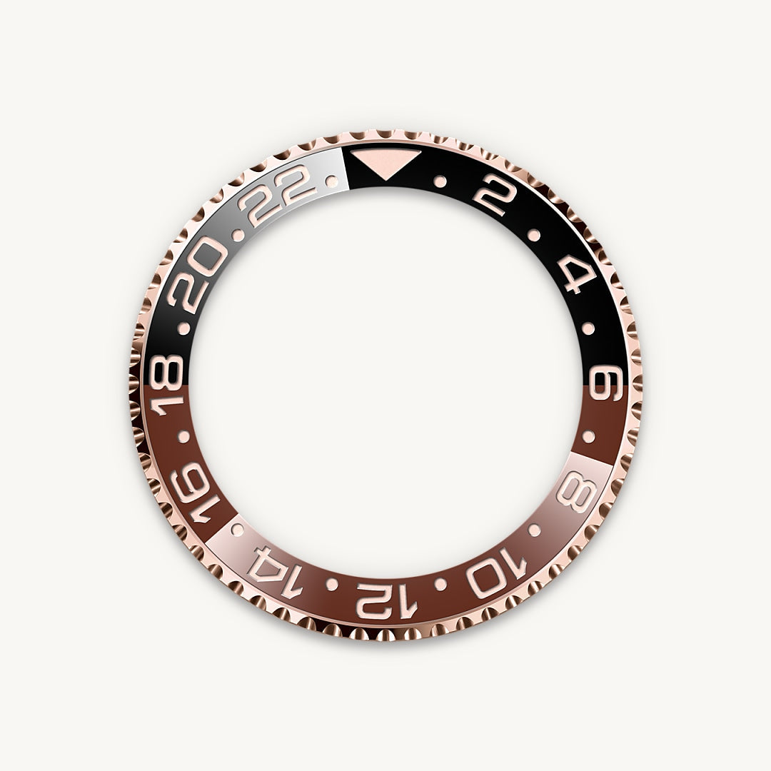 Montre Rolex GMT-Master II en Or Everose 18 ct détail 2 - arije Paris