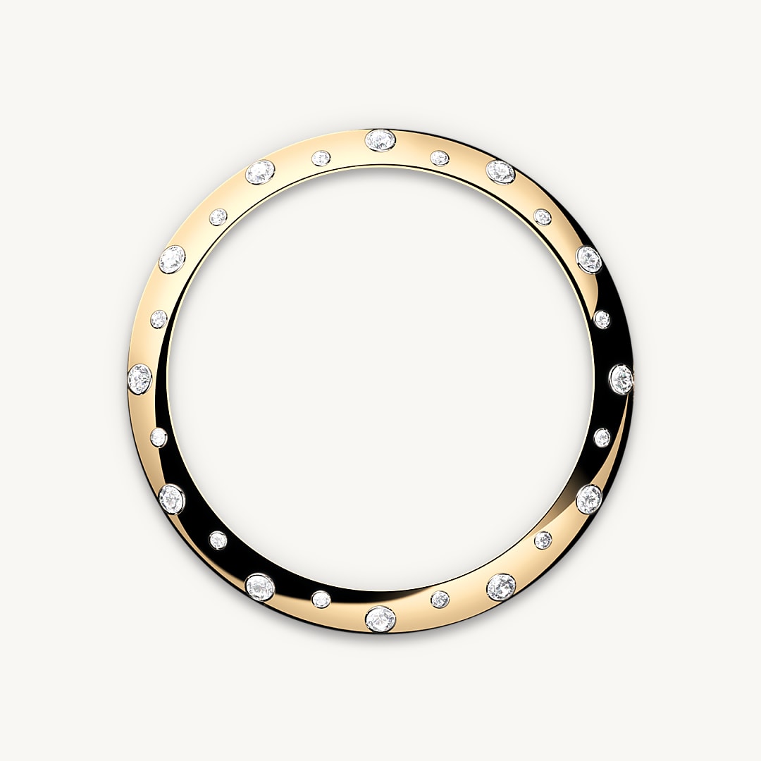 Montre Rolex Datejust 31 en Rolesor jaune – combinaison d’acier Oystersteel et d’or jaune détail 2 - arije Paris