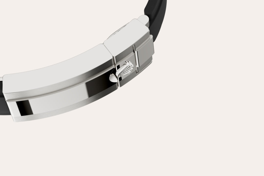 Montre Rolex Cosmograph Daytona en Or gris 18 ct et cornes serties de diamants détail 1 - arije Paris