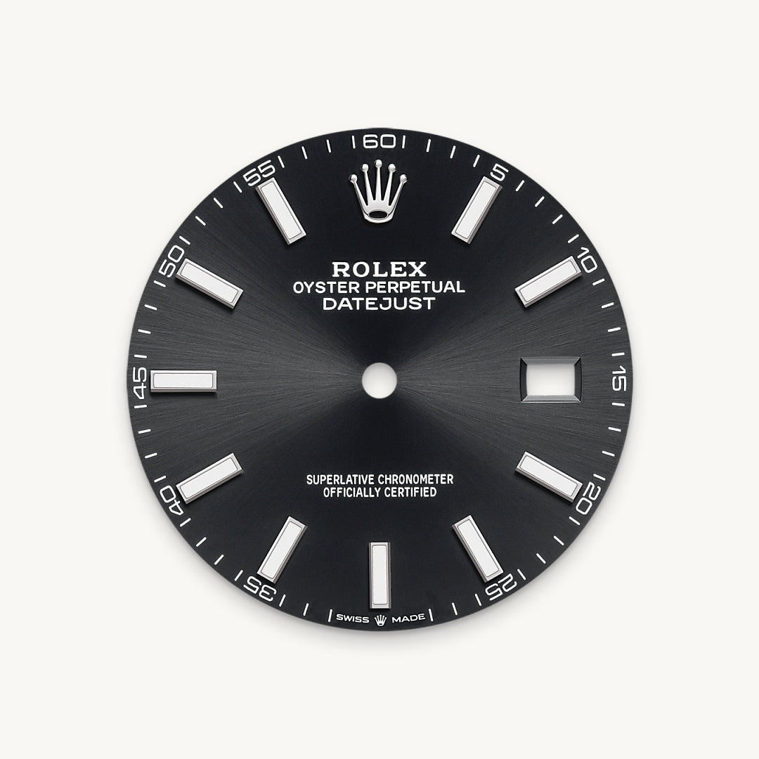 Montre Rolex Datejust 41 en Rolesor gris – combinaison d’acier Oystersteel et d’or gris détail 2 - arije Paris