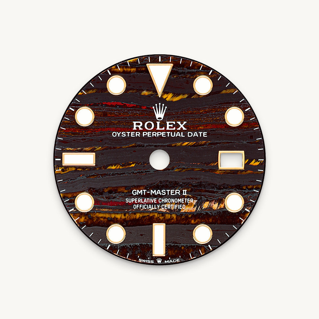 Montre Rolex GMT-Master II en Or jaune 18 ct détail 1 - arije Paris