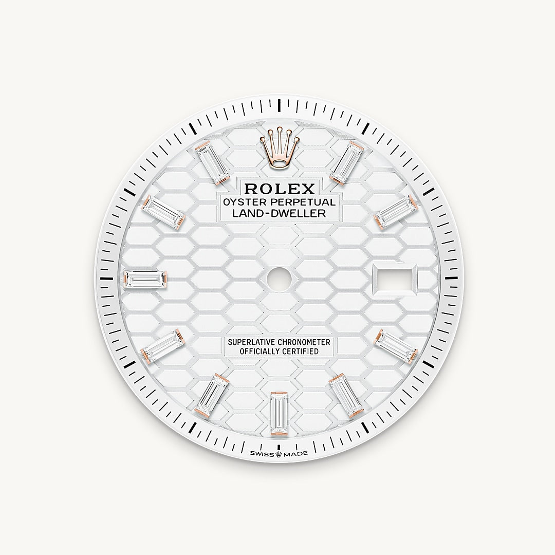 Montre Rolex Land-Dweller 36 en Or Everose 18 ct détail 1 - arije Paris
