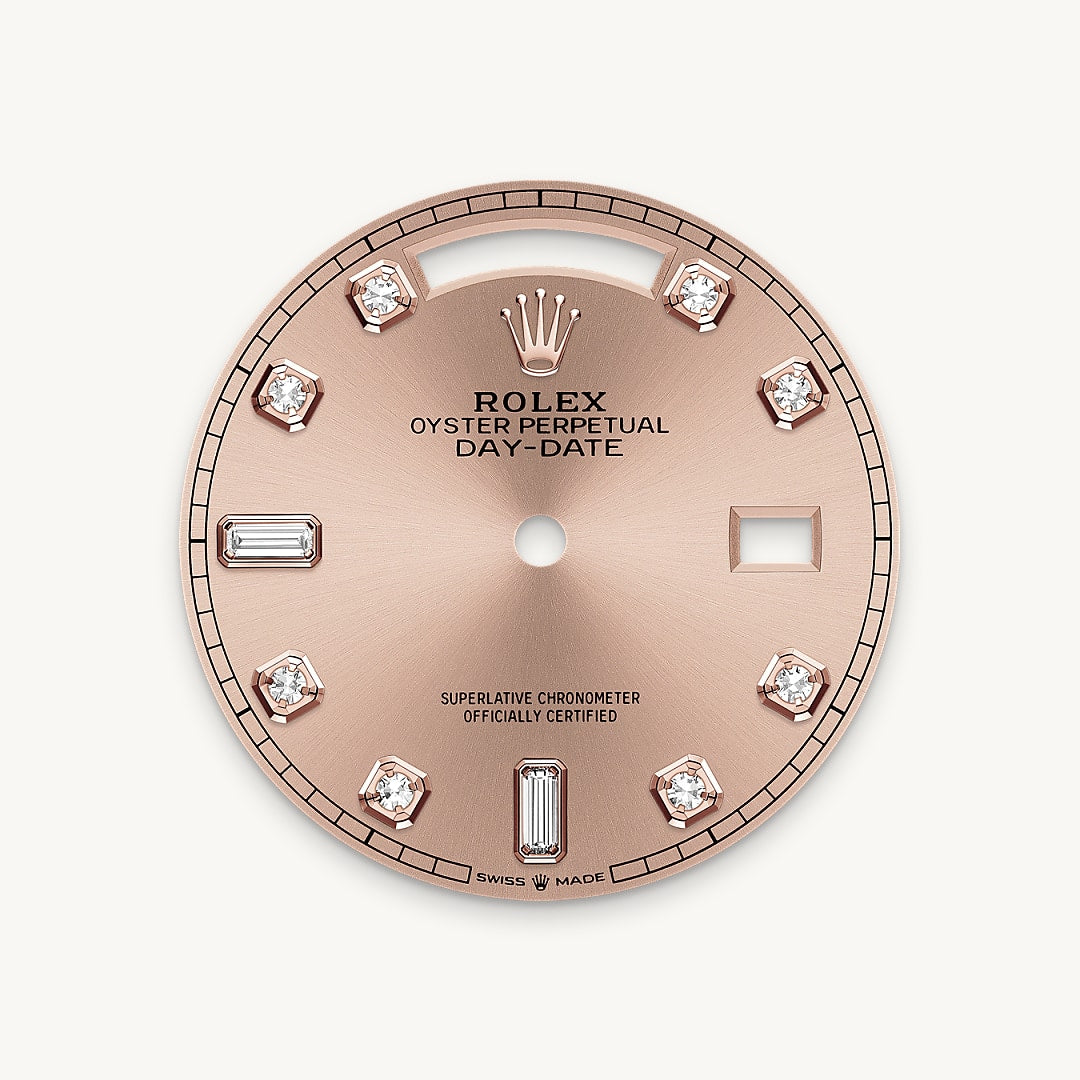 Montre Rolex Day-Date 36 en Or Everose 18 ct détail 1 - arije Paris