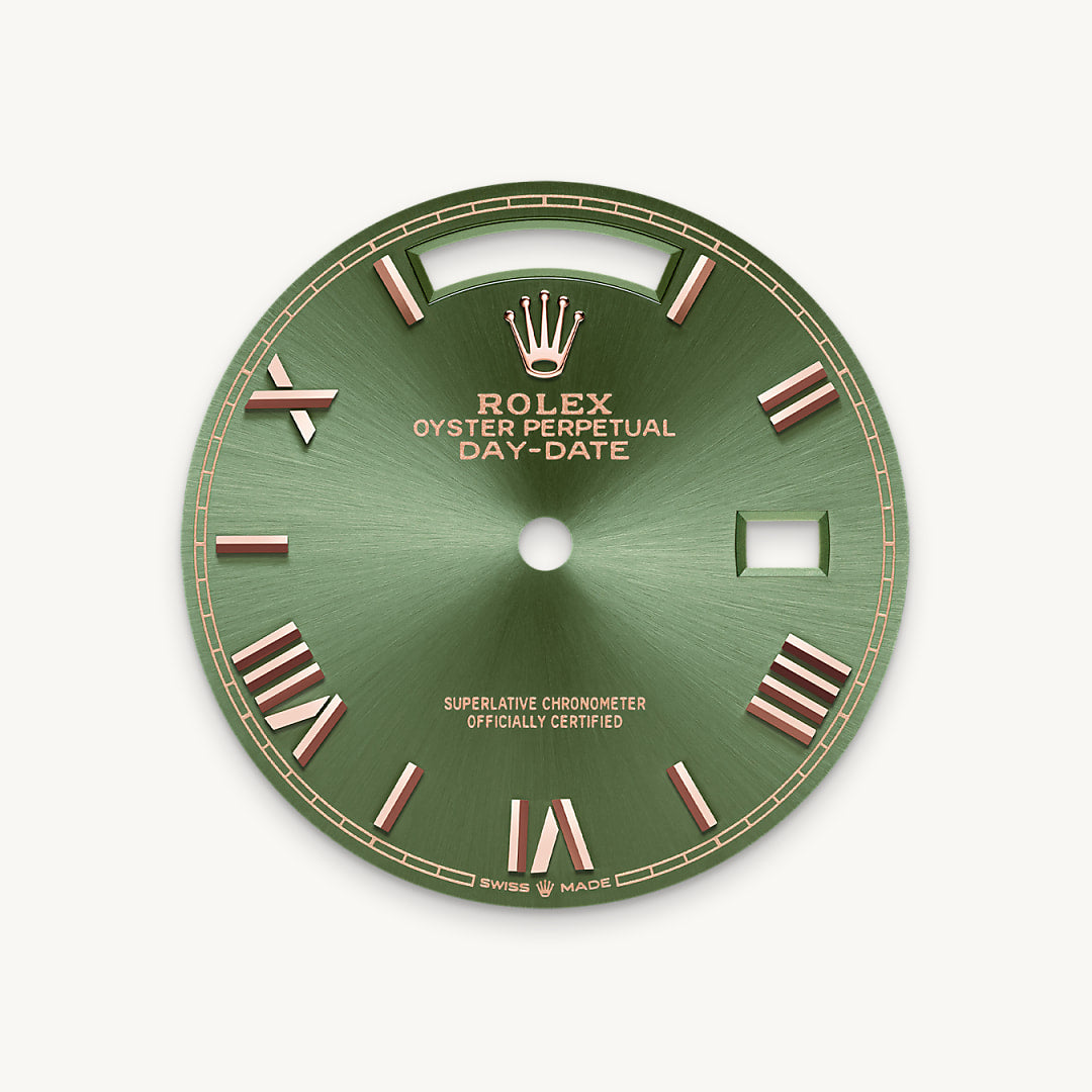 Montre Rolex Day-Date 36 en Or Everose 18 ct détail 2 - arije Paris