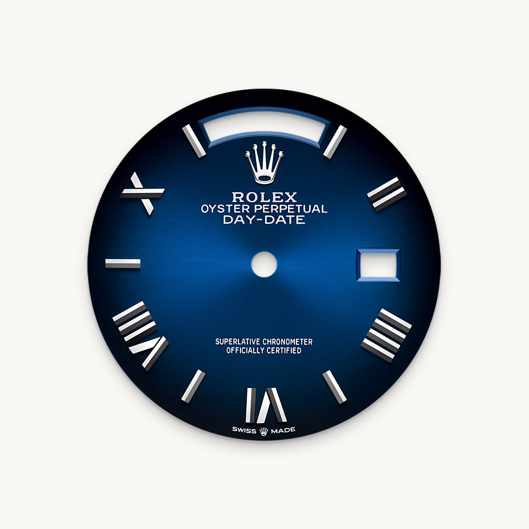 Montre Rolex Day-Date 36 en Or gris 18 ct détail 2 - arije Paris