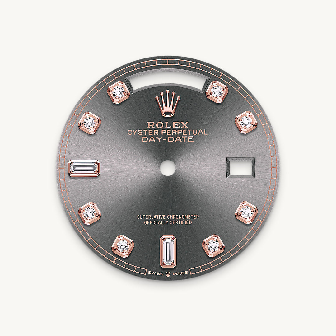 Montre Rolex Day-Date 36 en Or Everose 18 ct détail 1 - arije Paris