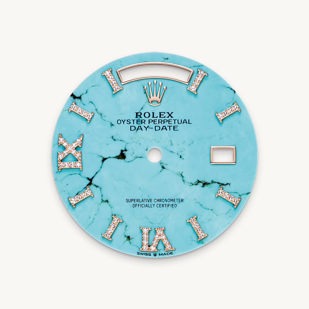 Montre Rolex Day-Date 36 en Or Everose 18 ct détail 1 - arije Paris