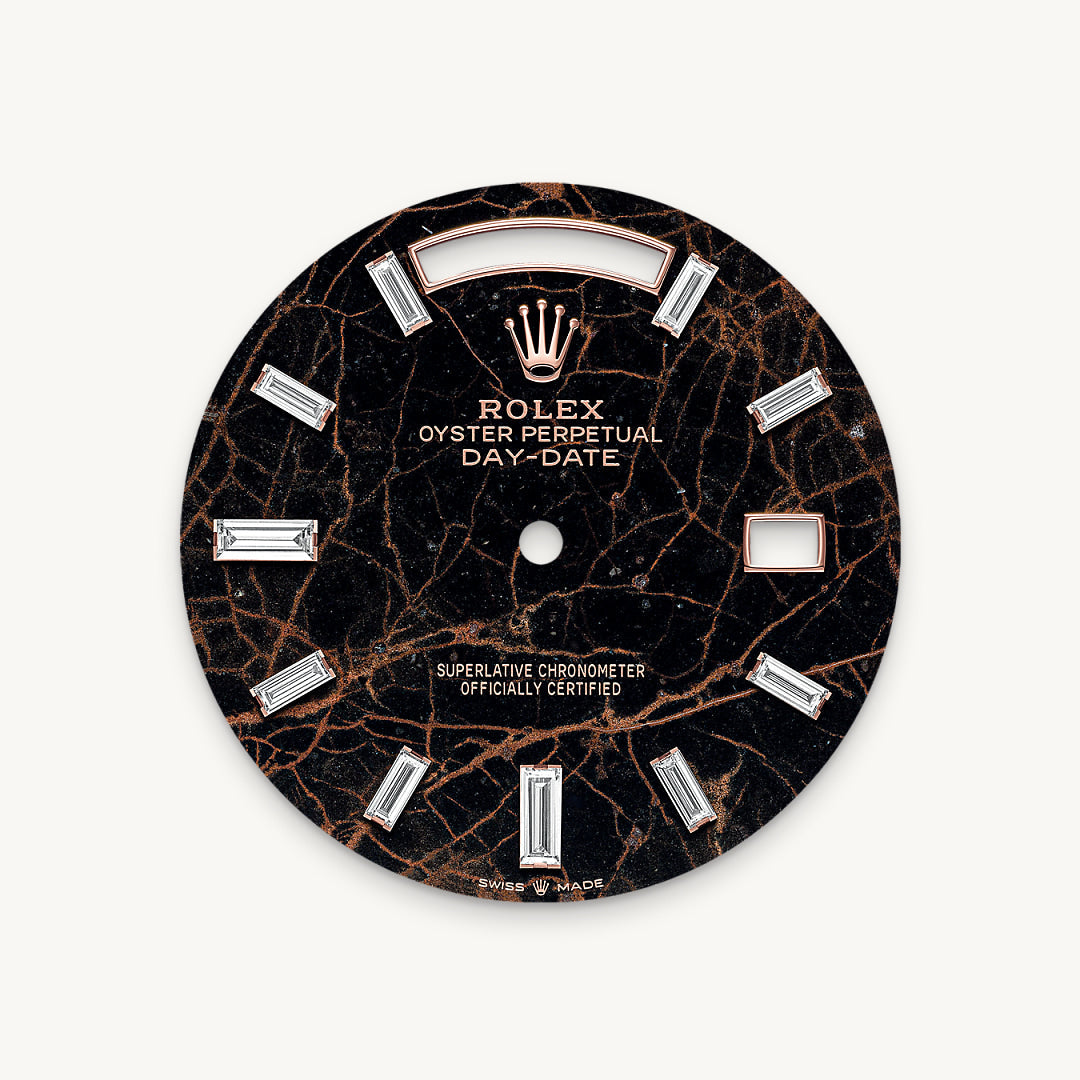 Montre Rolex Day-Date 40 en Or Everose 18 ct détail 1 - arije Paris