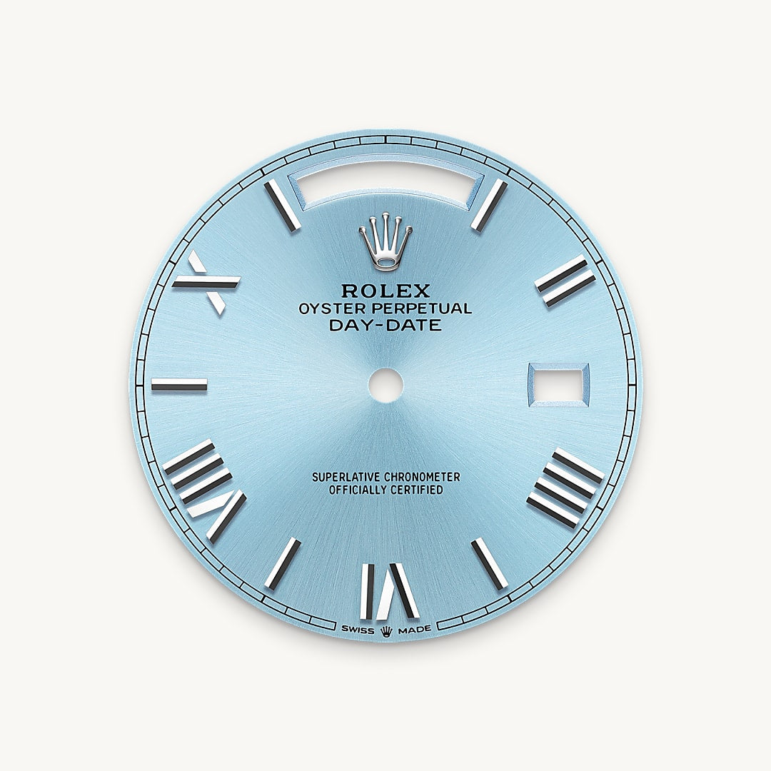 Montre Rolex Day-Date 40 en Platine détail 2 - arije Paris