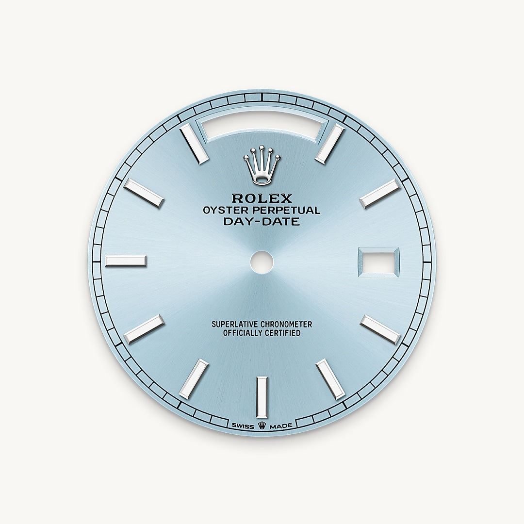 Montre Rolex Day-Date 40 en Platine détail 2 - arije Paris