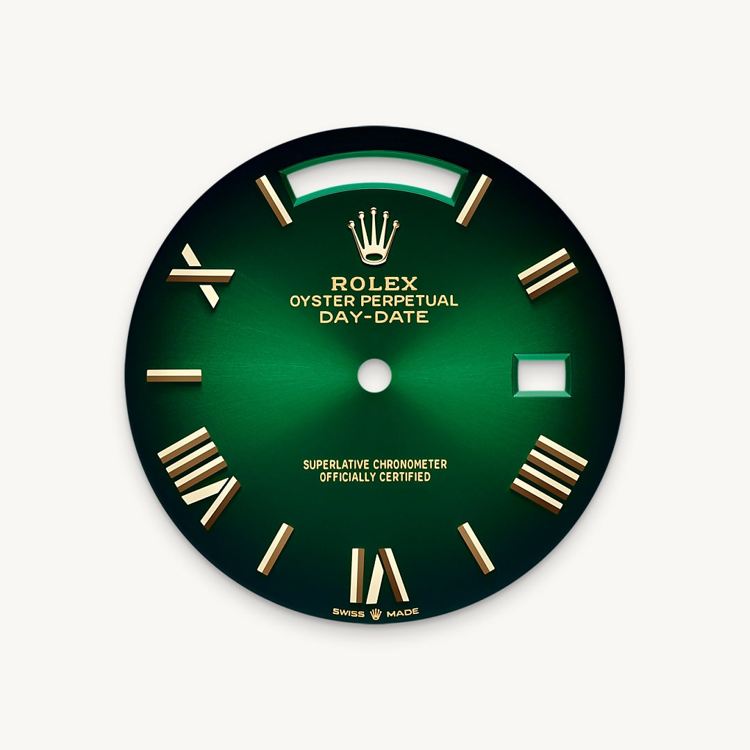 Montre Rolex Day-Date 40 en Or jaune 18 ct détail 2 - arije Paris