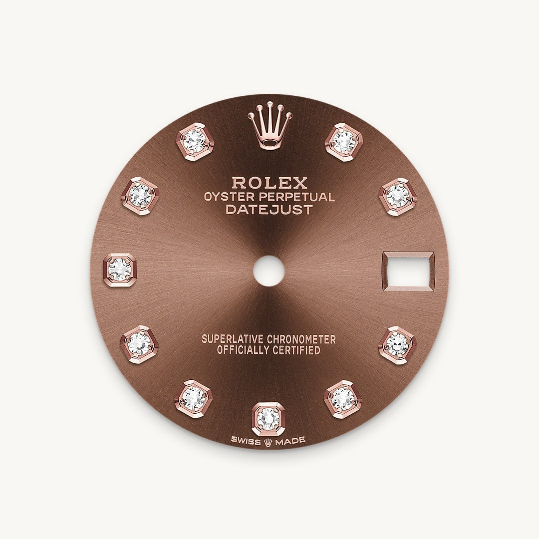 Montre Rolex Datejust 31 en Rolesor Everose – combinaison d’acier Oystersteel et d’or Everose détail 1 - arije Paris