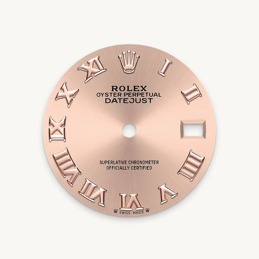 Montre Rolex Lady-Datejust en Or Everose 18 ct détail 1 - arije Paris