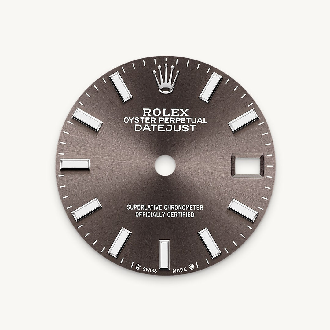 Montre Rolex Lady-Datejust en Rolesor gris – combinaison d’acier Oystersteel et d’or gris détail 2 - arije Paris