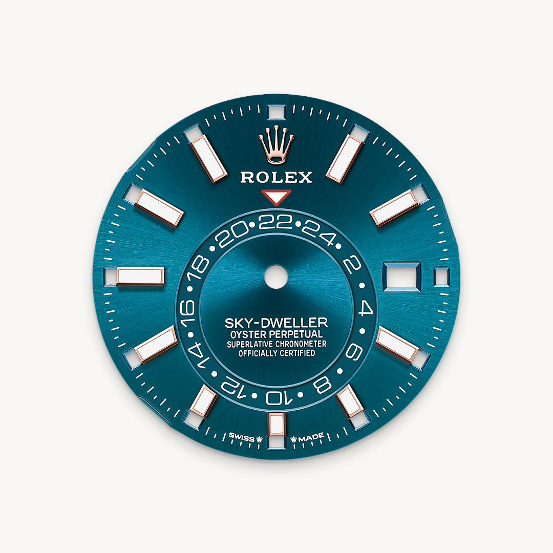 Montre Rolex Sky-Dweller en Or Everose 18 ct détail 1 - arije Paris