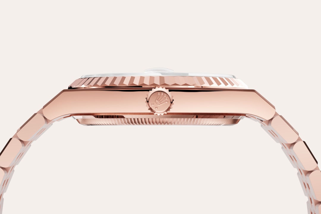 Montre Rolex Land-Dweller 36 en Or Everose 18 ct détail 3 - arije Paris