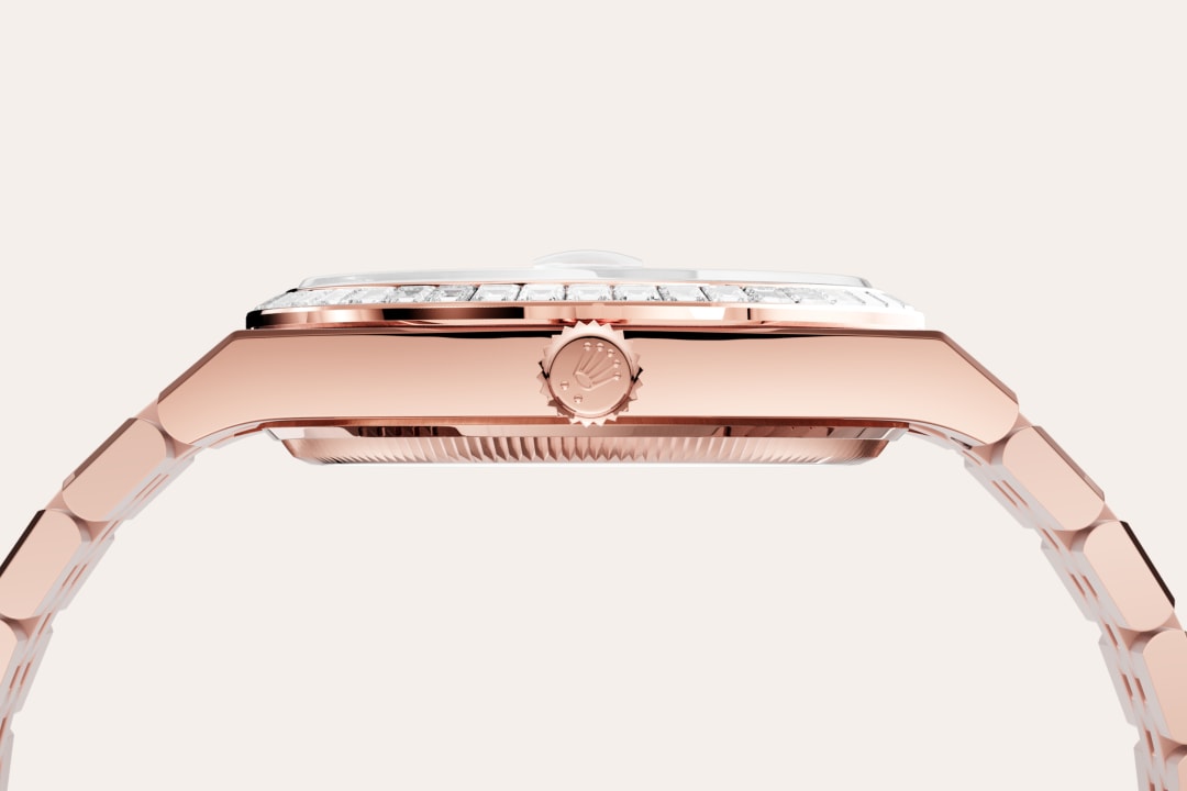 Montre Rolex Land-Dweller 36 en Or Everose 18 ct détail 3 - arije Paris