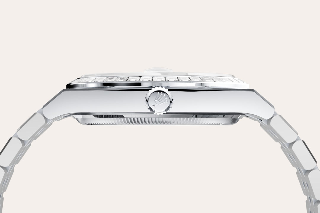 Montre Rolex Land-Dweller 36 en Platine détail 3 - arije Paris