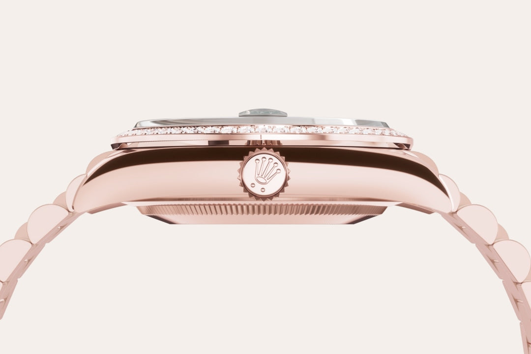 Montre Rolex Day-Date 36 en Or Everose 18 ct détail 3 - arije Paris