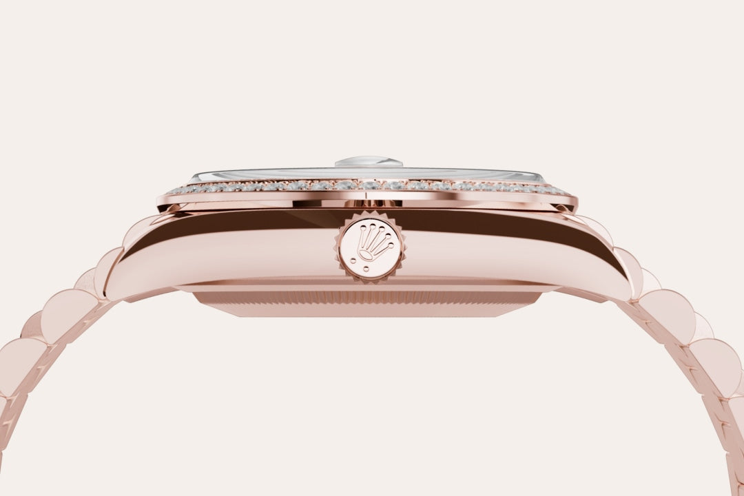 Montre Rolex Day-Date 36 en Or Everose 18 ct détail 3 - arije Paris