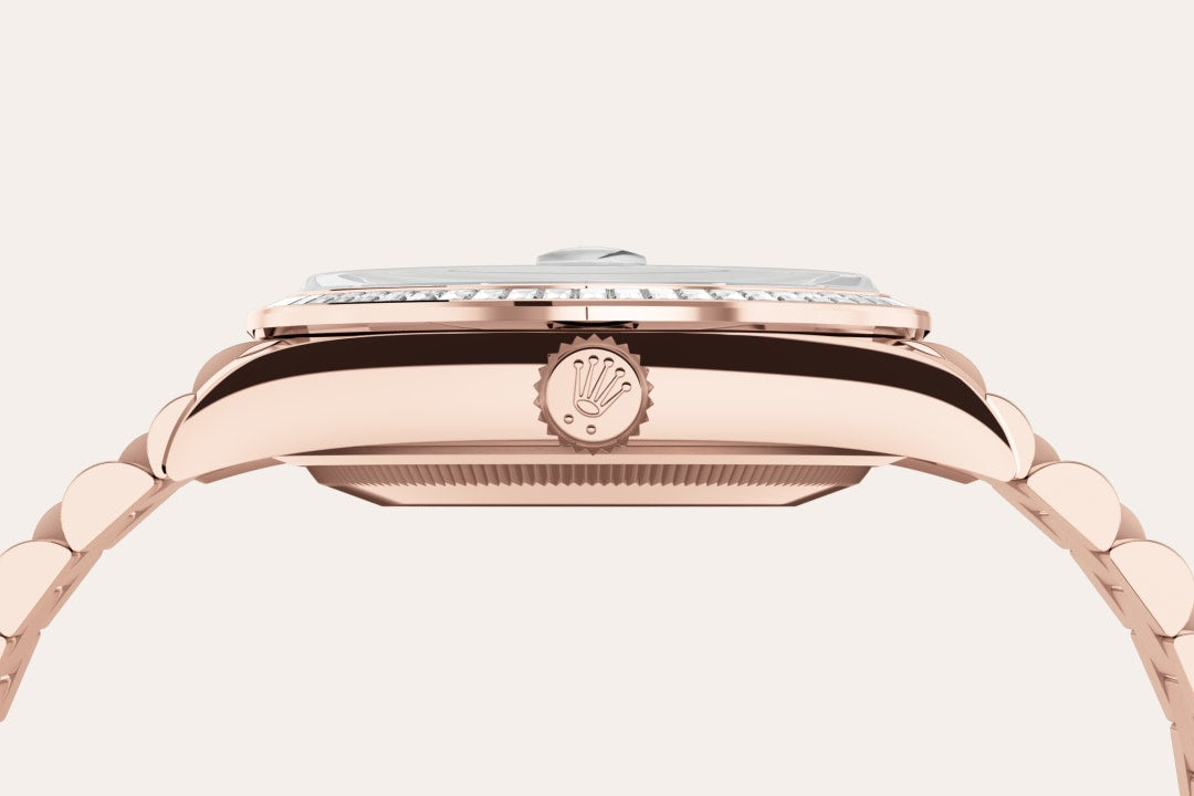 Montre Rolex Day-Date 36 en Or Everose 18 ct détail 3 - arije Paris