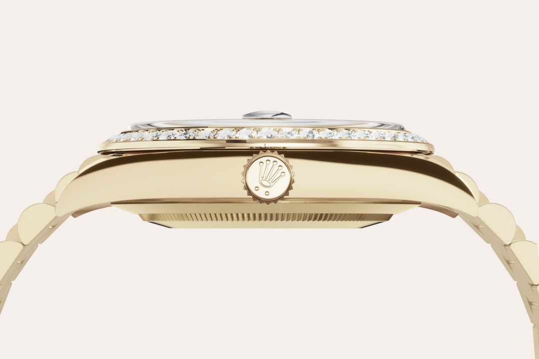 Montre Rolex Day-Date 40 en Or jaune 18 ct détail 3 - arije Paris