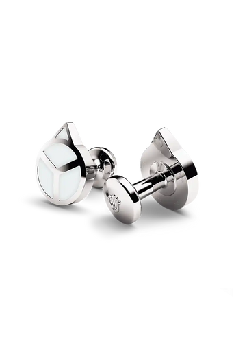 Rolex Boutons de manchette Aiguille en Or gris et matière luminescente, A1029 chez arije - cover