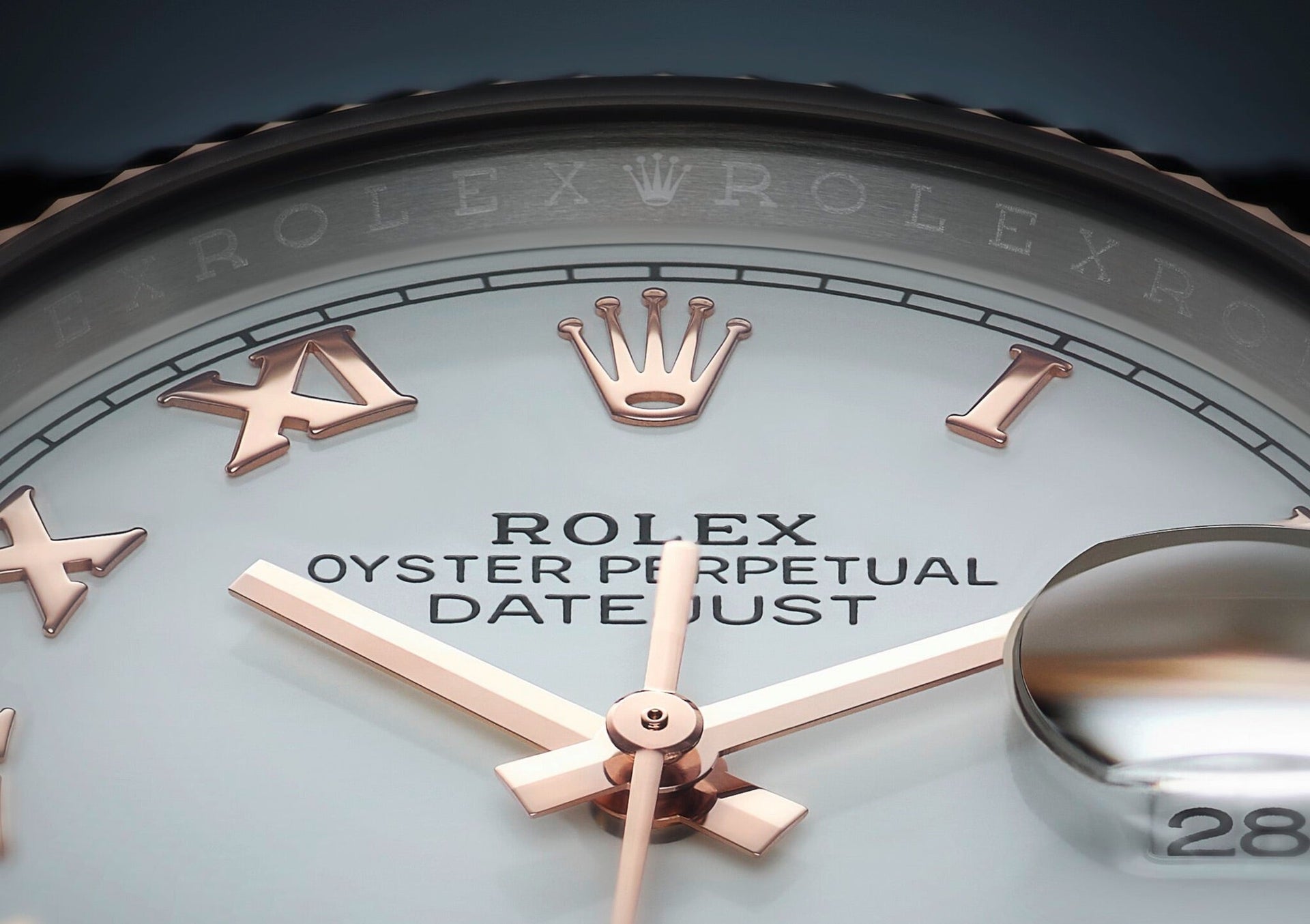 Rolex - Un voyage au coeur de l'univers de Rolex, cadran Oyster Perpetual Date Just – arije Paris