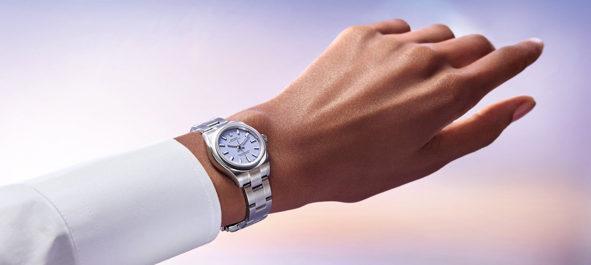 Montres Rolex Rolex Oyster Perpetual poignet femme - arije Paris