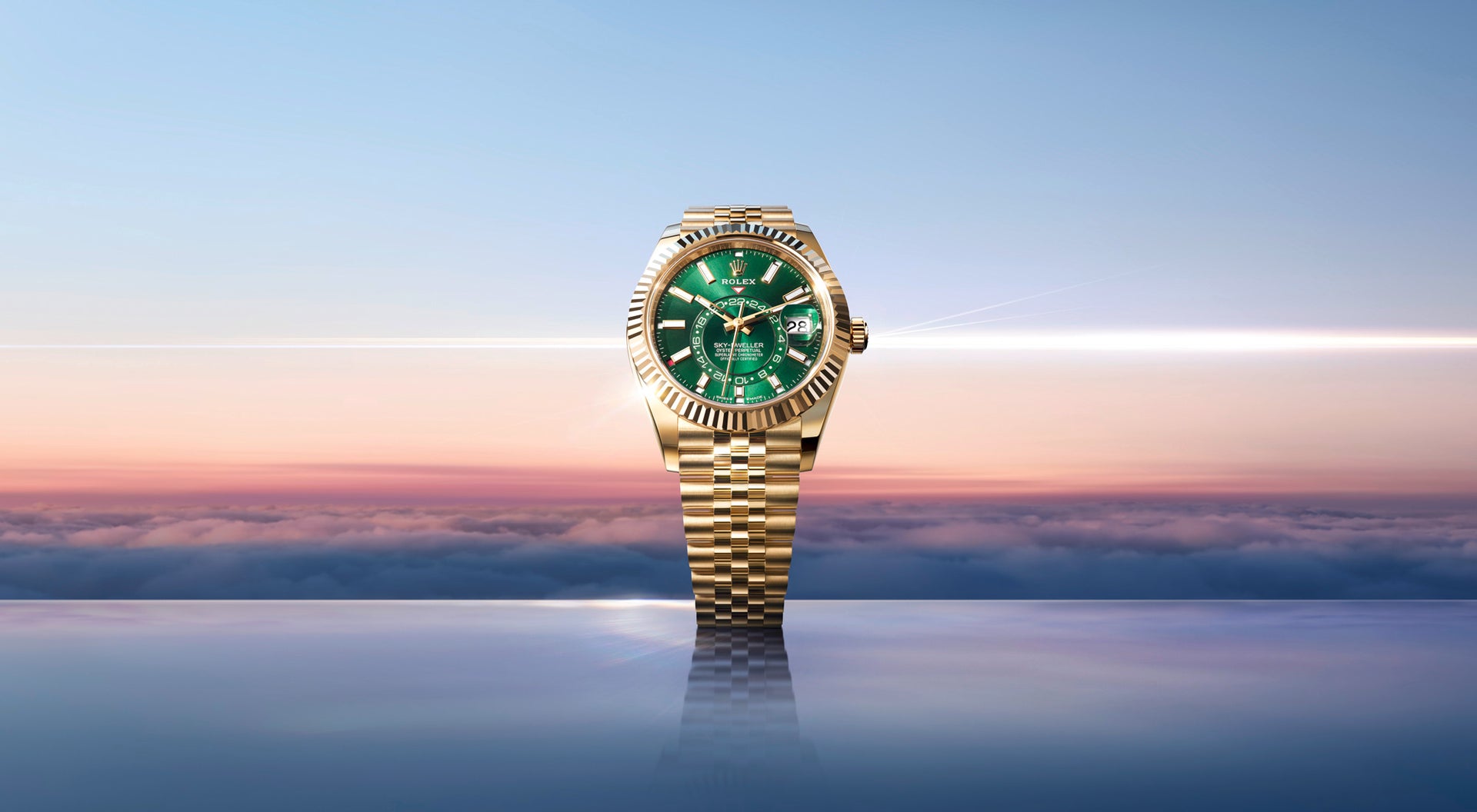 Montres Rolex Sky-Dweller banner - arije Paris