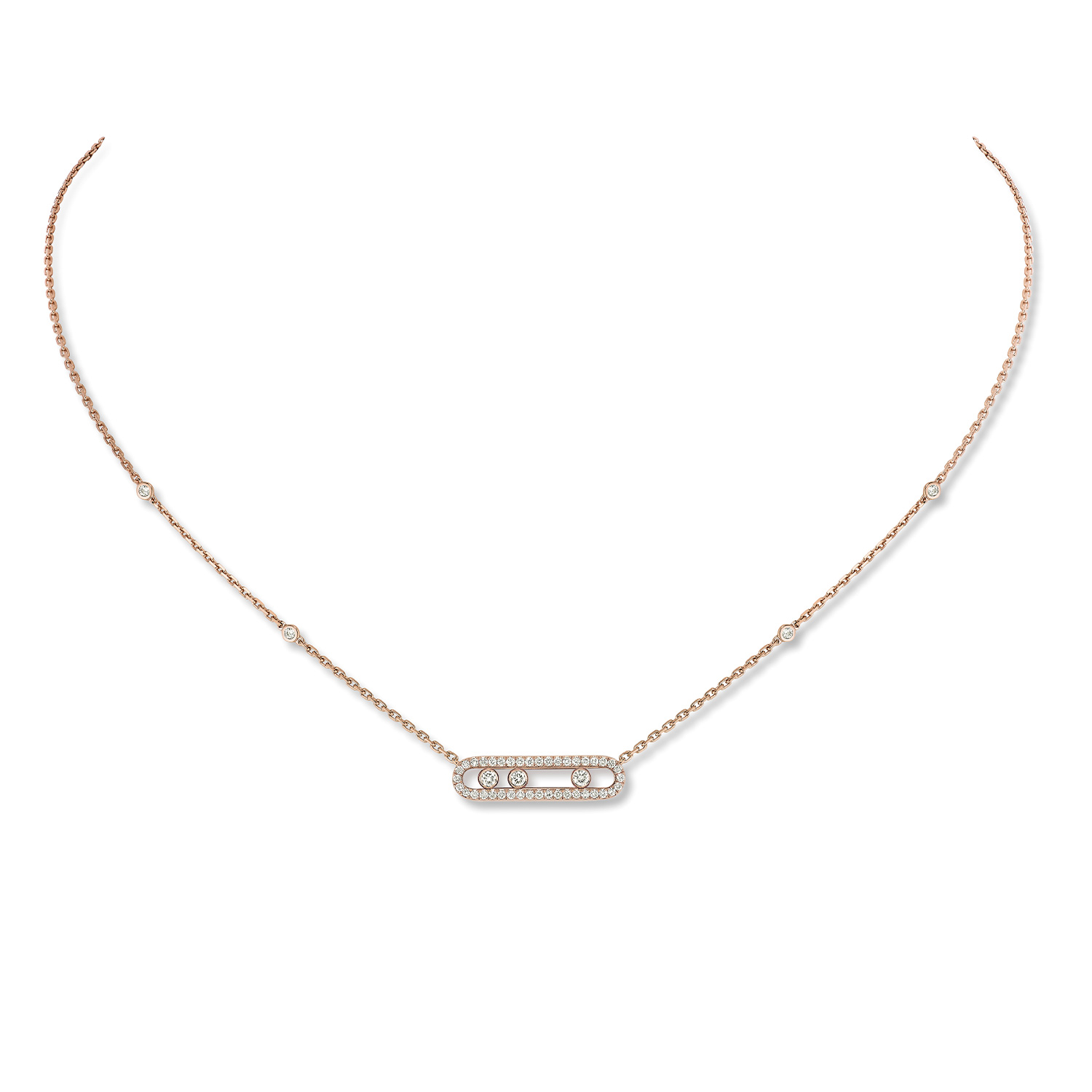 Collier baby move pave - Messika