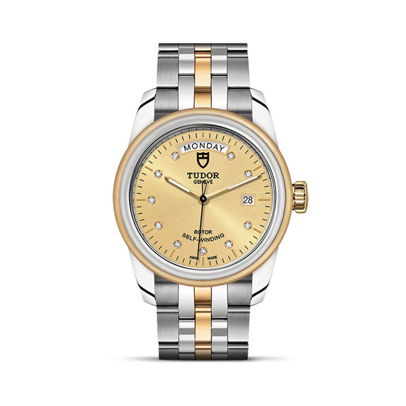Montre glamour date+day - Tudor