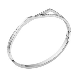 Bracelet antifer en or blanc pavÃ© de diamants - Repossi