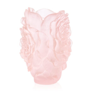Vase petit modèle rose camelia - Daum