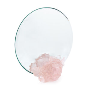 Miroir rose camelia - Daum