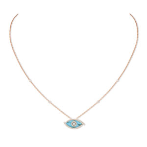 Collier lucky eye color turquoise - Messika